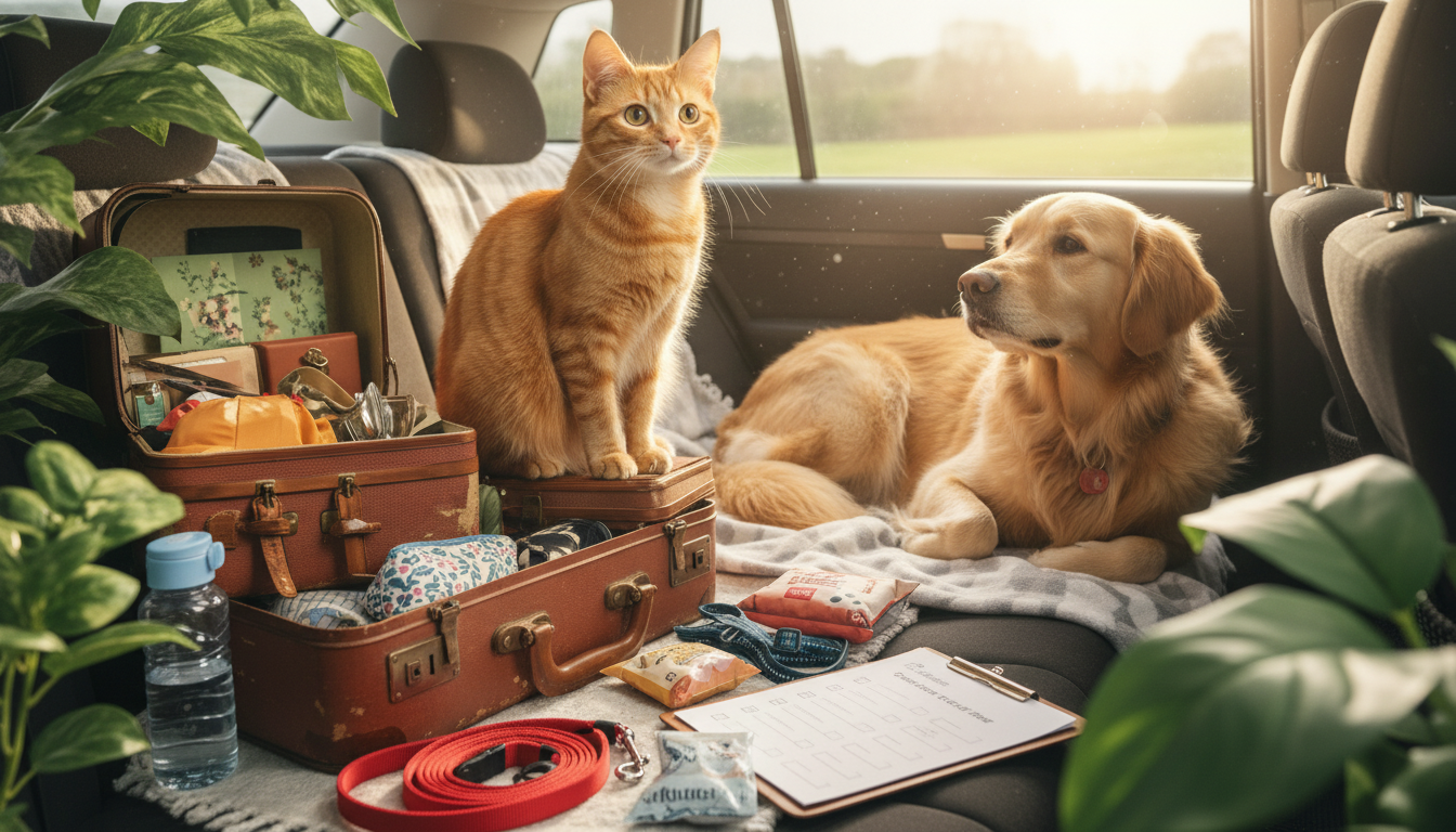 Pet Travel Checklist: Safe Road Trip Planner for Dogs & Cats