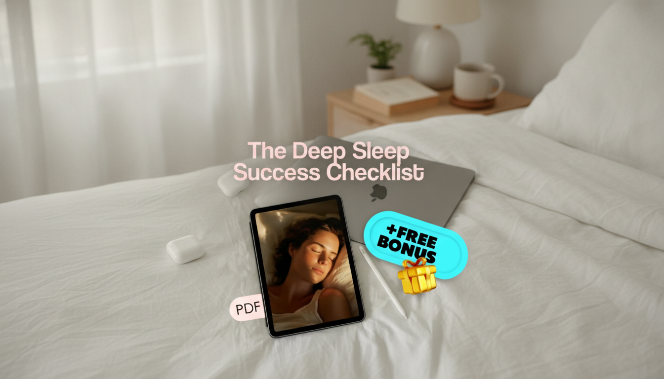 Deep Sleep Checklist: Easy Night Routine for Better Sleep