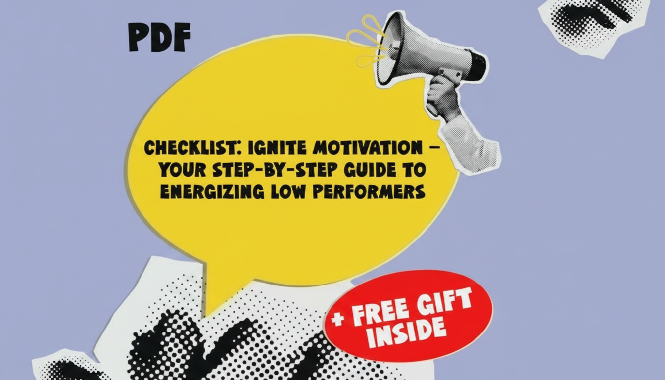 Motivate Low Performers: 14-Day Coaching Checklist