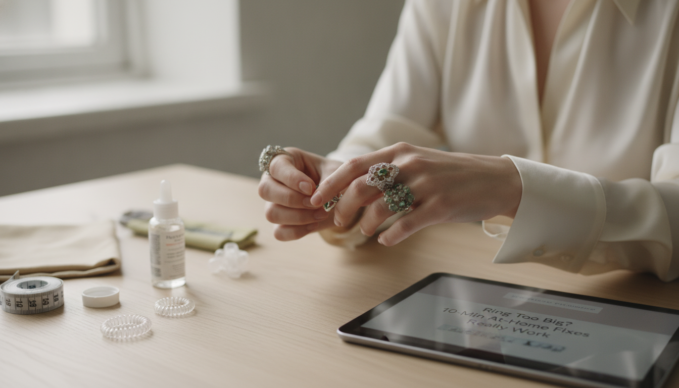 Ring Too Big? 10-Min At-Home Fixes That Really Work