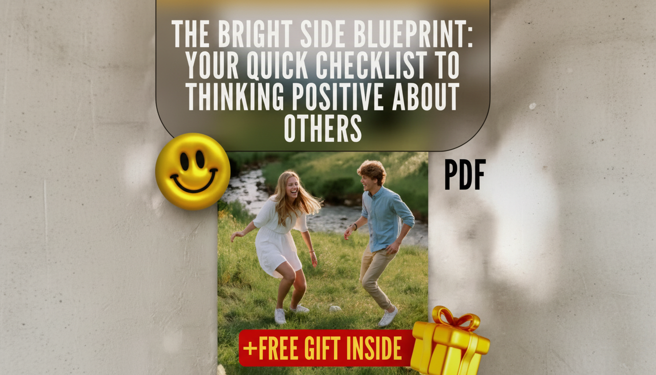 Think Positive About Others: 2-Minute Reframe Checklist