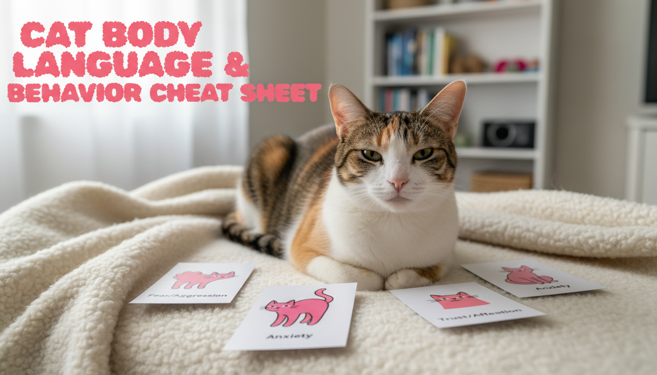 Cat Body Language When Lying Down: Calm vs Stress Signs