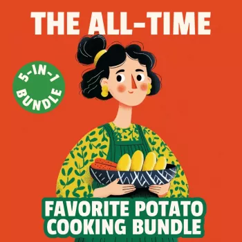 5-in-1 Potato Cooking Bundle: Crispy, Creamy, Cheesy